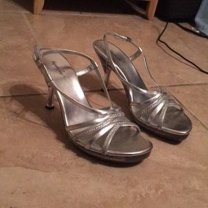 Sling Back Peep Toe Pump Heel Strap Shoe